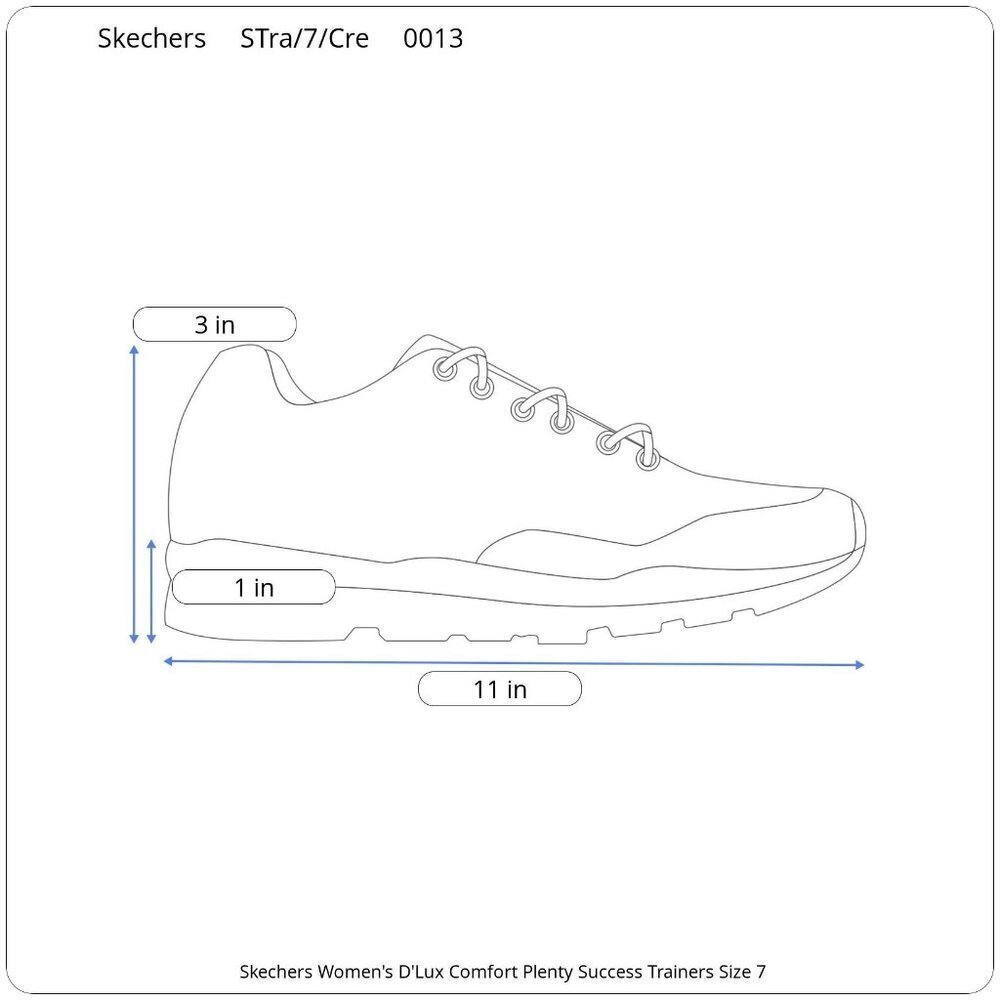 Skechers Women's D'Lux Comfort Plenty Success Trainers Size 7 - Picture 9 of 9